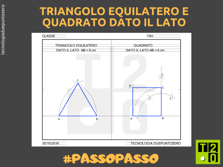 Un Quadrato E Un Triangolo Equilatero Hanno Lo Stesso Perimetro Triangolo equilatero e quadrato dato il lato - tecnologiaduepuntozero.it