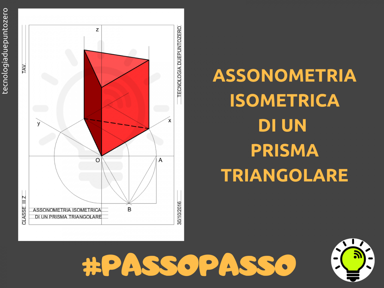 Assonometria Cavaliera Di Un Prisma A Base Triangolare Assonometria isometrica di un prisma triangolare